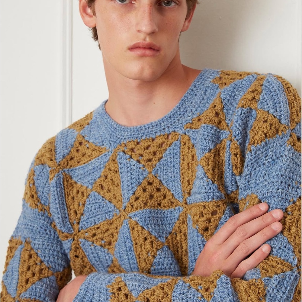 Designer Carbone Piastrella Sweater FW23
